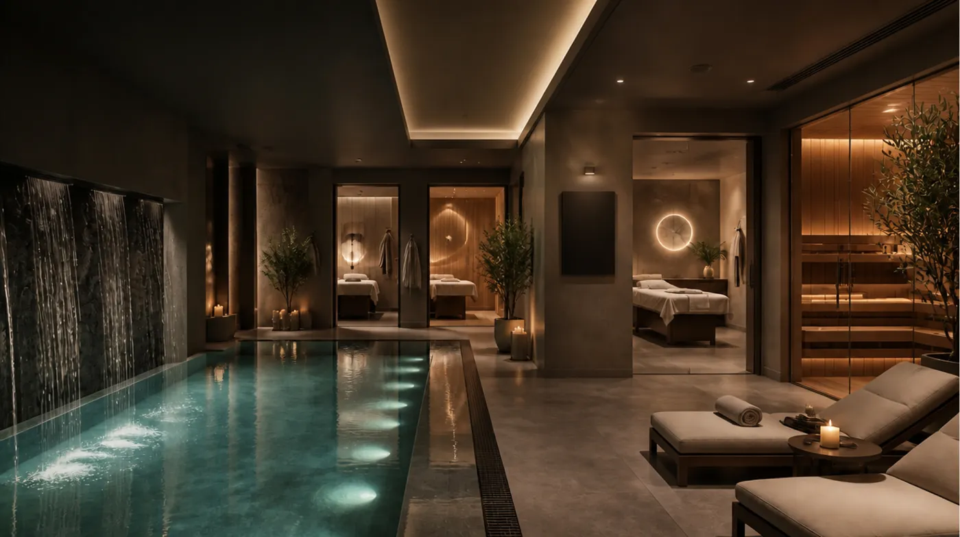 SPA-зона с бассейном в комплексе Бенуар